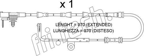 Fri.Tech. SU.388 - Contatto segnalazione, Usura past. freno / mat. d'attrito autozon.pro