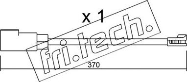 Fri.Tech. SU.339 - Contatto segnalazione, Usura past. freno / mat. d'attrito autozon.pro