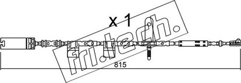 Fri.Tech. SU.324 - Contatto segnalazione, Usura past. freno / mat. d'attrito autozon.pro