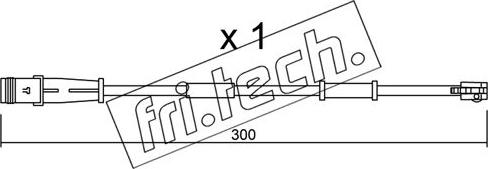 Fri.Tech. SU.320 - Contatto segnalazione, Usura past. freno / mat. d'attrito autozon.pro