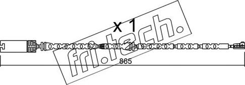 Fri.Tech. SU.299 - Contatto segnalazione, Usura past. freno / mat. d'attrito autozon.pro