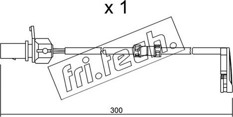 Fri.Tech. SU.292 - Contatto segnalazione, Usura past. freno / mat. d'attrito autozon.pro