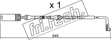 Fri.Tech. SU.297 - Contatto segnalazione, Usura past. freno / mat. d'attrito autozon.pro