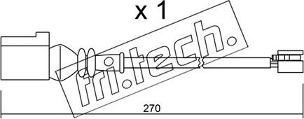 Fri.Tech. SU.246 - Contatto segnalazione, Usura past. freno / mat. d'attrito autozon.pro