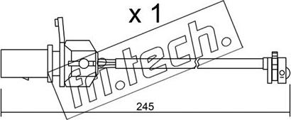 Fri.Tech. SU.247 - Contatto segnalazione, Usura past. freno / mat. d'attrito autozon.pro