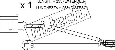 Fri.Tech. SU.218 - Contatto segnalazione, Usura past. freno / mat. d'attrito autozon.pro