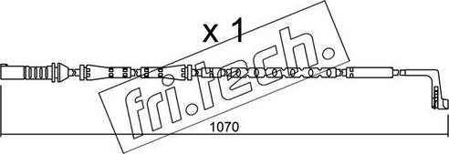 Fri.Tech. SU.285 - Contatto segnalazione, Usura past. freno / mat. d'attrito autozon.pro