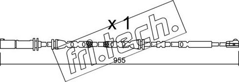 Fri.Tech. SU.280 - Contatto segnalazione, Usura past. freno / mat. d'attrito autozon.pro