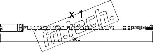 Fri.Tech. SU.281 - Contatto segnalazione, Usura past. freno / mat. d'attrito autozon.pro