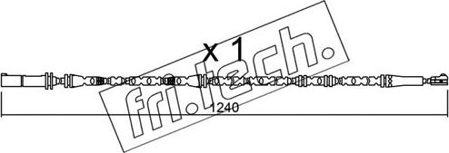 Fri.Tech. SU.288 - Contatto segnalazione, Usura past. freno / mat. d'attrito autozon.pro