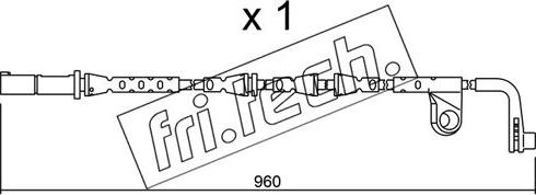 Fri.Tech. SU.220 - Contatto segnalazione, Usura past. freno / mat. d'attrito autozon.pro