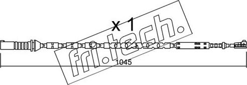 Fri.Tech. SU.279 - Contatto segnalazione, Usura past. freno / mat. d'attrito autozon.pro