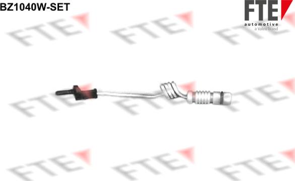 FTE BZ1040W-SET - Contatto segnalazione, Usura past. freno / mat. d'attrito autozon.pro