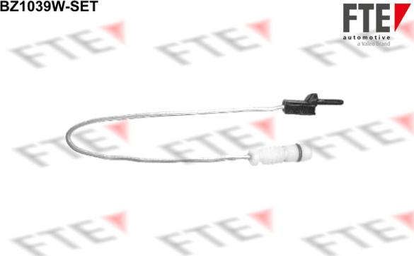 FTE BZ1039W-SET - Contatto segnalazione, Usura past. freno / mat. d'attrito autozon.pro