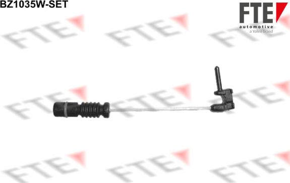 FTE BZ1035W-SET - Contatto segnalazione, Usura past. freno / mat. d'attrito autozon.pro