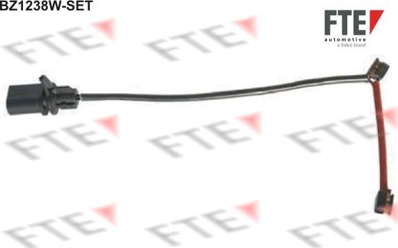 FTE BZ1238W-SET - Contatto segnalazione, Usura past. freno / mat. d'attrito autozon.pro