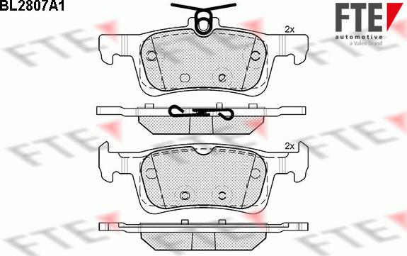 FTE 9010996 - Kit pastiglie freno, Freno a disco autozon.pro