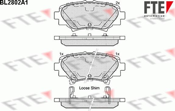 FTE 9010992 - Kit pastiglie freno, Freno a disco autozon.pro