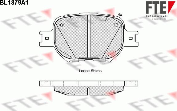 FTE 9010464 - Kit pastiglie freno, Freno a disco autozon.pro