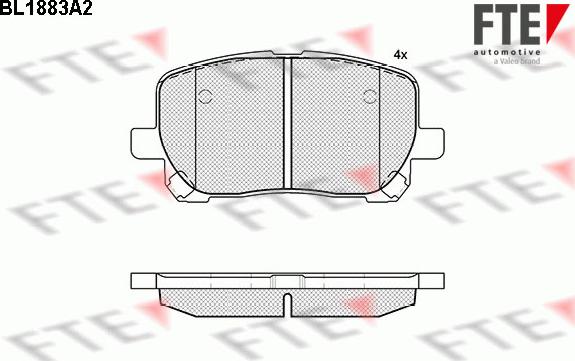 FTE 9010468 - Kit pastiglie freno, Freno a disco autozon.pro