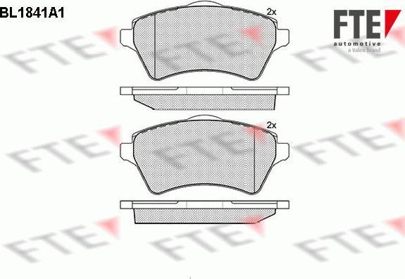 FTE 9010418 - Kit pastiglie freno, Freno a disco autozon.pro