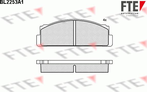 FTE 9010696 - Kit pastiglie freno, Freno a disco autozon.pro