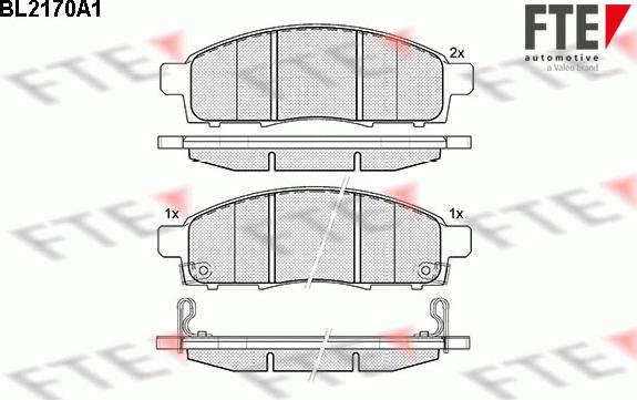 FTE 9010689 - Kit pastiglie freno, Freno a disco autozon.pro