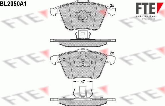 FTE 9010636 - Kit pastiglie freno, Freno a disco autozon.pro