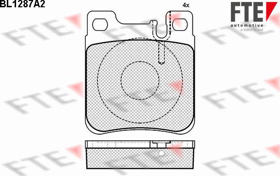 FTE 9010092 - Kit pastiglie freno, Freno a disco autozon.pro