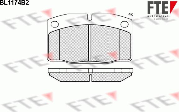 FTE 9010049 - Kit pastiglie freno, Freno a disco autozon.pro