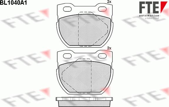 FTE 9010019 - Kit pastiglie freno, Freno a disco autozon.pro