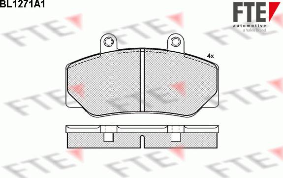 FTE 9010084 - Kit pastiglie freno, Freno a disco autozon.pro