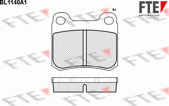 FTE 9010039 - Kit pastiglie freno, Freno a disco autozon.pro