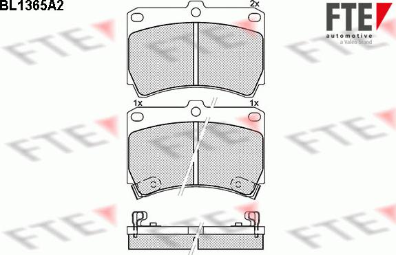 FTE 9010143 - Kit pastiglie freno, Freno a disco autozon.pro