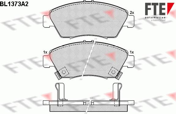 FTE 9010150 - Kit pastiglie freno, Freno a disco autozon.pro