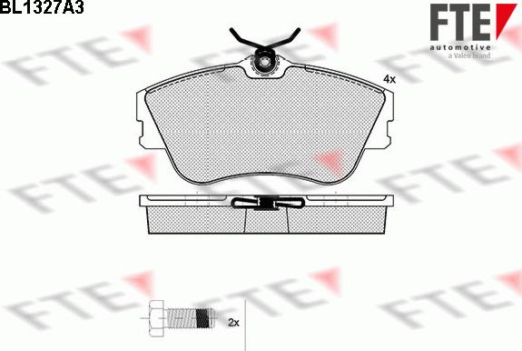 FTE 9010116 - Kit pastiglie freno, Freno a disco autozon.pro