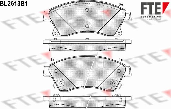 FTE 9010861 - Kit pastiglie freno, Freno a disco autozon.pro