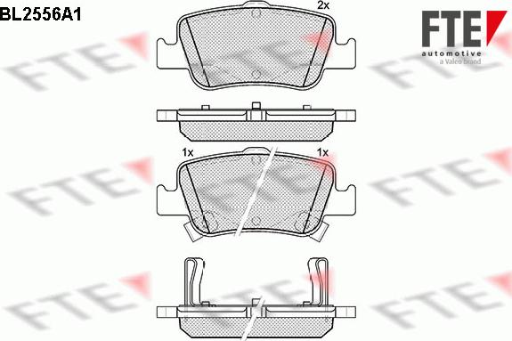 FTE 9010810 - Kit pastiglie freno, Freno a disco autozon.pro