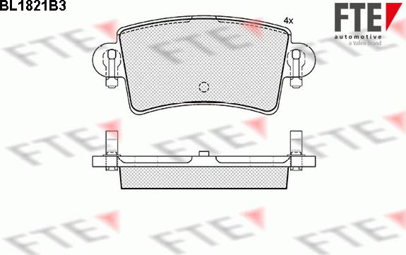 FTE 9010399 - Kit pastiglie freno, Freno a disco autozon.pro