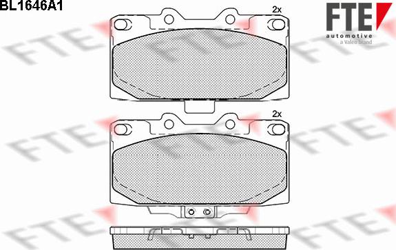 FTE 9010267 - Kit pastiglie freno, Freno a disco autozon.pro