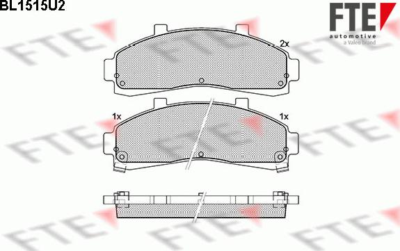 FTE 9010229 - Kit pastiglie freno, Freno a disco autozon.pro