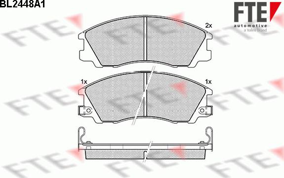 FTE 9010741 - Kit pastiglie freno, Freno a disco autozon.pro