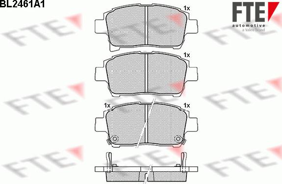 FTE 9010747 - Kit pastiglie freno, Freno a disco autozon.pro