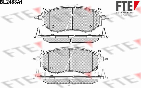 FTE 9010761 - Kit pastiglie freno, Freno a disco autozon.pro