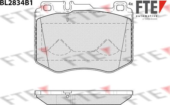 FTE 9011098 - Kit pastiglie freno, Freno a disco autozon.pro