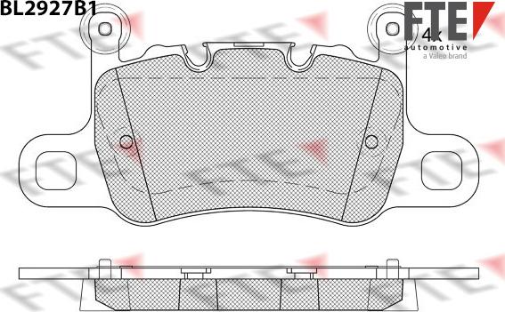 FTE 9011171 - Kit pastiglie freno, Freno a disco autozon.pro