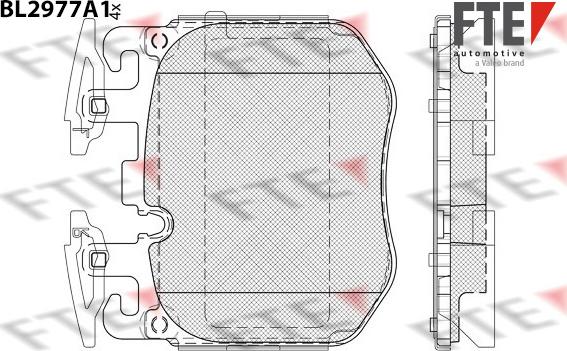 FTE 9011223 - Kit pastiglie freno, Freno a disco autozon.pro