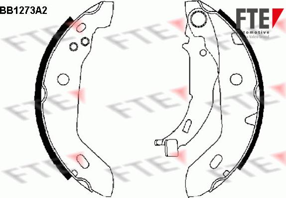 FTE 9100059 - Kit ganasce freno autozon.pro