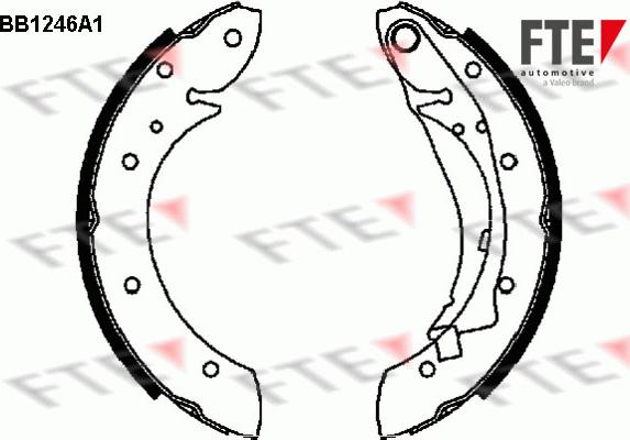 FTE 9100050 - Kit ganasce freno autozon.pro