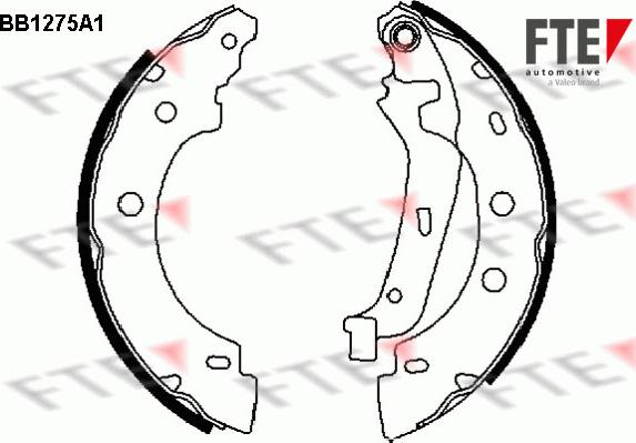 FTE 9100061 - Kit ganasce freno autozon.pro